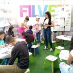 Letras historias y silbidos se escucharon en el Pabellón Infantil de la #Filven2024