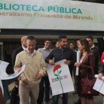 Ministro de Cultura Ernesto Villegas, realizó recorrido por la biblioteca Generalísimo Francisco de Miranda