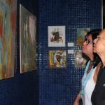 En la Biblioteca Nacional se inauguro exposición pictórica Texturas Urbanas